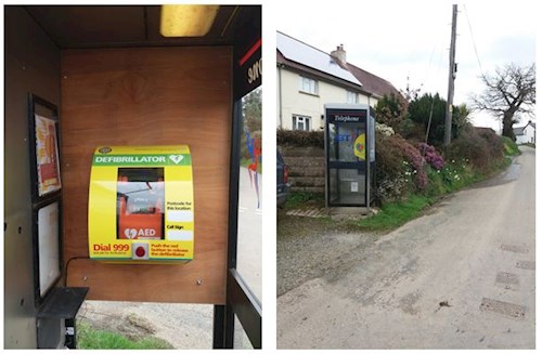 Picture of East Leigh Defibrillator and Location