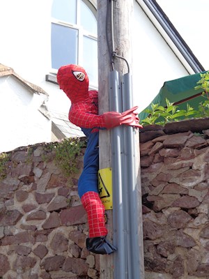 Spiderman. Well House