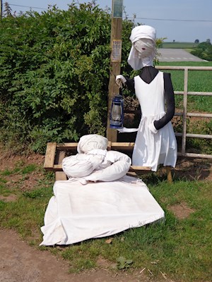 Florence Nightingale. Ennerleigh. Winner of 'Scarecrow made by Children'