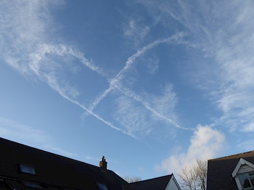 February Sky Shapes