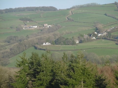 Road winding to Huntsham