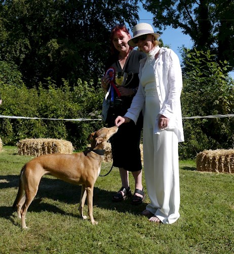 Best in Show with Owner and Judge
