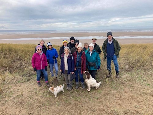 The Walkie Talkies group at Crow Point/Braunton Burrows