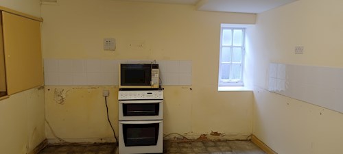 Not much left in the old kitchen