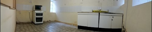 Old kitchen almost empty