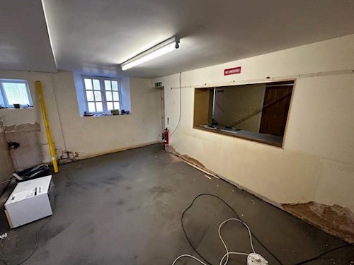 Third floor prep has hardened so we're ready to start the next phase