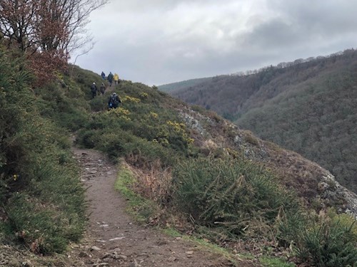 Fingle Bridge walking