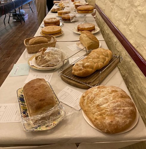 Some of the show entries in the baking category