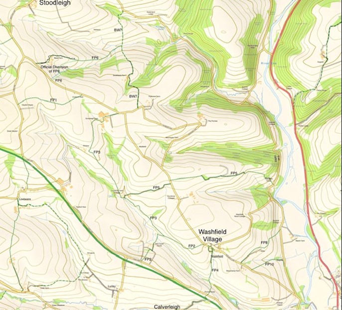 Footpath Map