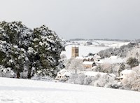 A snowy St Matthew's