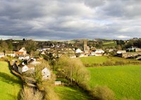 Cheriton Village from the west