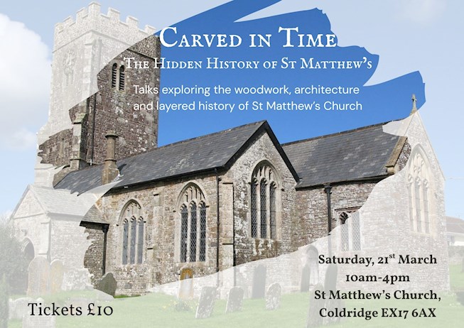 Carved in Time March 2026 - Publicity Flyer