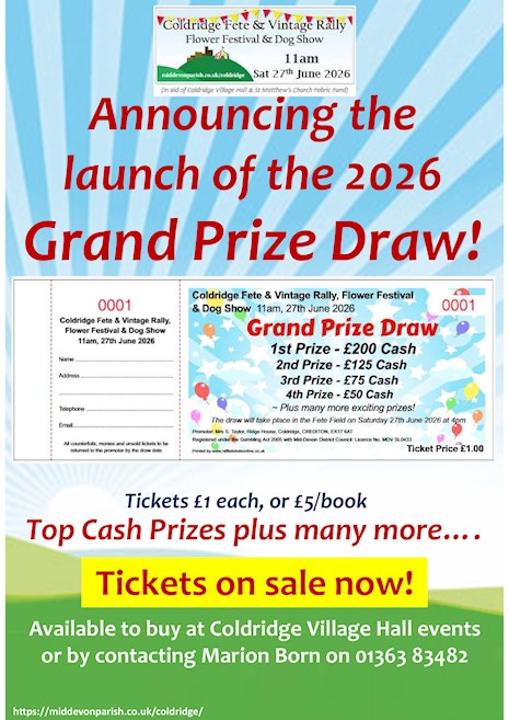 2026 CFVRFFDS - Grand Prize Draw Ticket Launch